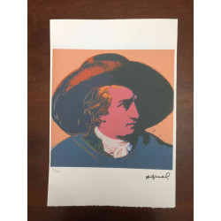 Andy Warhol Litografía offset edición 100 cm 57x38