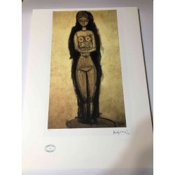 Amedeo Modigliani litho off set 50x70 cm Archief Parijs