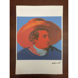 Andy Warhol Litografía edición off set 100 cm 57x38
