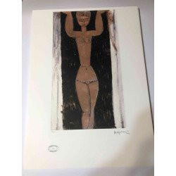 Amedeo Modigliani litho off set 50x70 cm Archief Parijs