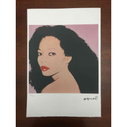 Andy Warhol Lithographie édition hors set 100 cm 57x38