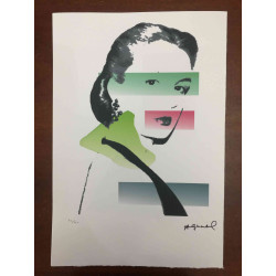 Andy Warhol Lithographie édition hors set 100 cm 57x38