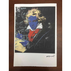 Andy Warhol Lithographie édition hors set 100 cm 57x38