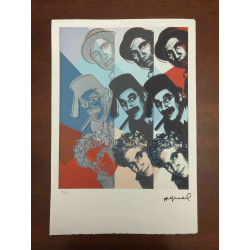 Andy Warhol Litografia edição off set 100 cm 57x38