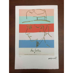 Litografie Andyho Warhola ofsetová edice 100 cm 57x38