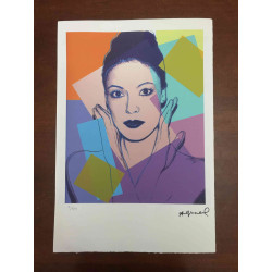 Andy Warhol Litografia off set edizione 100  cm 57x38