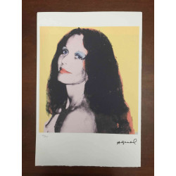 Andy Warhol Litografia off set edizioa 100 cm 57x38