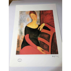 Amedeo Modigliani litho off set 50x70 cm Archief Parijs