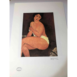 Amedeo Modigliani litho off set 50x70 cm Archief Parijs