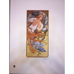Set de litografía Alphonse Mucha 50x70 cm
