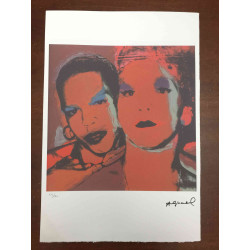 Andy Warhol Lithographie Off-Set-Edition 100 cm 57x38