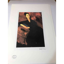 Amedeo Modigliani litho off set 50x70 cm Archief Parijs