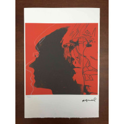 Litografie Andyho Warhola ofsetová edice 100 cm 57x38