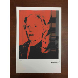 Andy Warhol Off set lithograph 100 cm edition 57x38