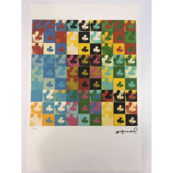Andy Warhol Lithographie Off-Set-Edition 100 cm 57x38