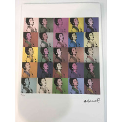 Litografie Andyho Warhola ofsetová edice 100 cm 57x38