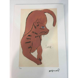 Andy Warhol Lithographie édition hors set 100 cm 57x38