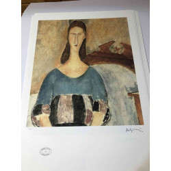 Amedeo Modigliani off set litografie 50x70 cm Arhive Paris
