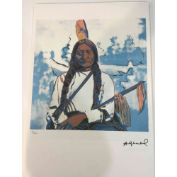 Andy Warhol Lithographie édition hors set 100 cm 57x38
