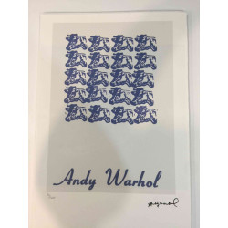 Andy Warhol Litografía edición off set 100 cm 57x38