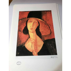 Amedeo Modigliani lithographie hors set 50x70 cm Archives Paris