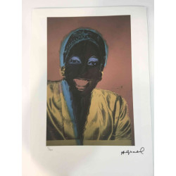 Andy Warhol Litografia off set edizioa 100 cm 57x38