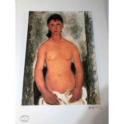 Amedeo Modigliani lithograph off set 50x70 cm Archives Paris