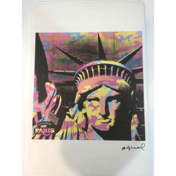 Andy Warhol Litografia off set edizioa 100 cm 57x38