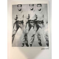 Andy Warhol Lithographie édition hors set 100 cm 57x38