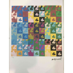 Andy Warhol Lithographie édition hors set 100 cm 57x38