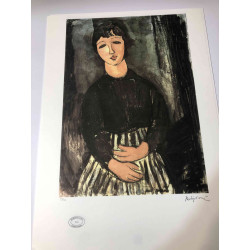 Litografie Amedeo Modigliani ze setu 50x70 cm Archives Paris