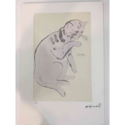 Andy Warhol Lithographie édition hors set 100 cm 57x38