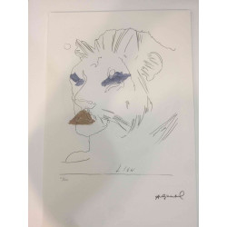 Litografia Andyho Warhola offsetová edícia 100 cm 57x38