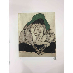 Egon Schiele Litografía offset edición 200 cm 50x70