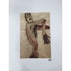 Egon Schiele Lithographie Off-Set-Edition 200 cm 50x70