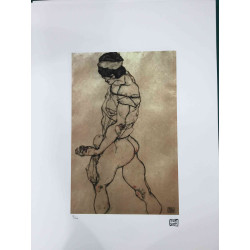 Egon Schiele Lithographie Off-Set-Edition 200 cm 50x70