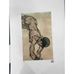 Egon Schiele Lithographie Off-Set-Edition 200 cm 50x70