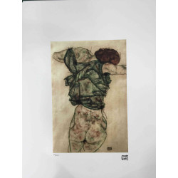 Egon Schiele Lithographie Off-Set-Edition 200 cm 50x70