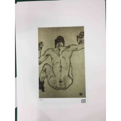 Egon Schiele Lithographie Off-Set-Edition 200 cm 50x70