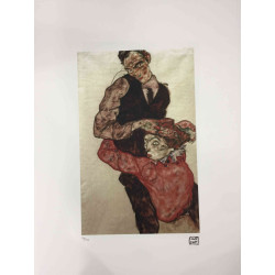 Egon Schiele Lithographie Off-Set-Edition 200 cm 50x70