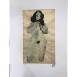 Egon Schiele Lithographie Off-Set-Edition 200 cm 50x70