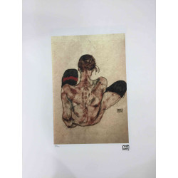 Egon Schiele Lithographie Off-Set-Edition 200 cm 50x70