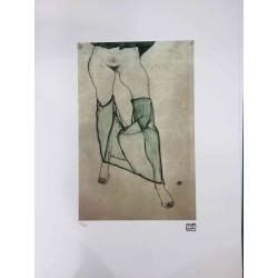 Egon Schiele Lithographie Off-Set-Edition 200 cm 50x70
