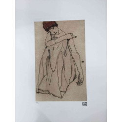 Egon Schiele Lithographie Off-Set-Edition 200 cm 50x70