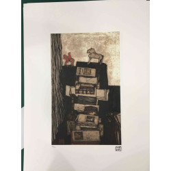 Egon Schiele Lithographie Off-Set-Edition 200 cm 50x70