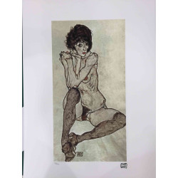 Egon Schiele Lithographie Off-Set-Edition 200 cm 50x70