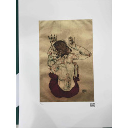 Egon Schiele Lithographie Off-Set-Edition 200 cm 50x70