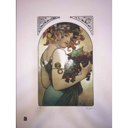 Set de litografía Alphonse Mucha 50x70 cm