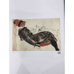 Egon Schiele Lithographie Off-Set-Edition 200 cm 50x70