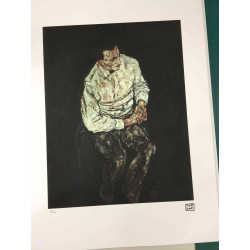 Egon Schiele Lithographie Off-Set-Edition 200 cm 50x70